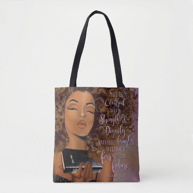 The Virtuous Woman Tote Bag (Front)