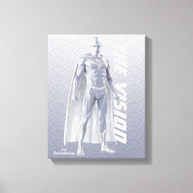 The Vision Character Art Canvas Print (Front)