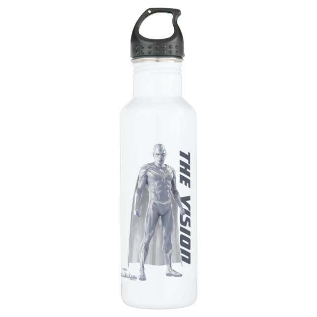 The Vision Character Art Stainless Steel Water Bottle (Front)