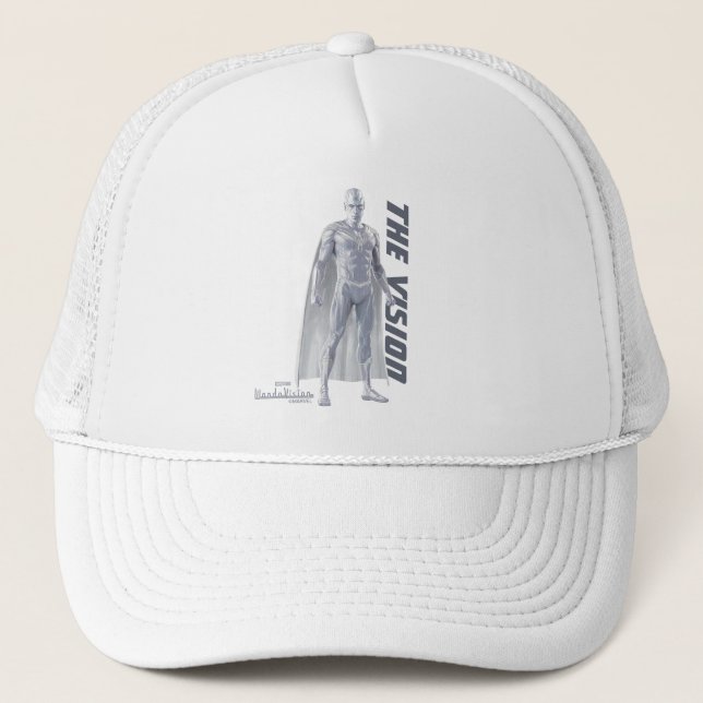 The Vision Character Art Trucker Hat (Front)