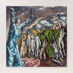 The Vision of Saint John El Greco Jigsaw Puzzle