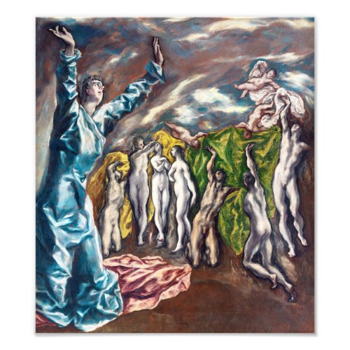 The Vision of Saint John  El Greco  Photo Print
