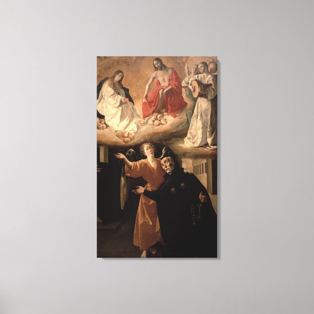 The Vision of St. Alphonsus Rodriguez Canvas Print (Front)