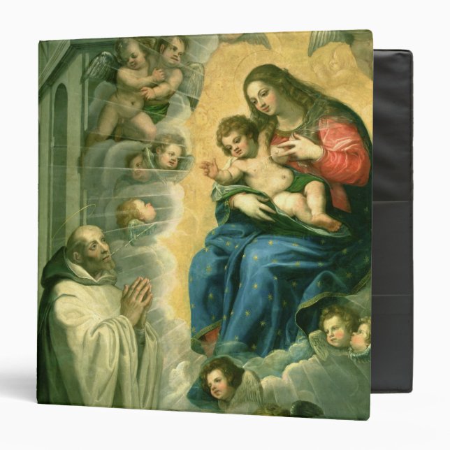 The Vision of St. Bernard, 1634 3 Ring Binder (Front/Inside)