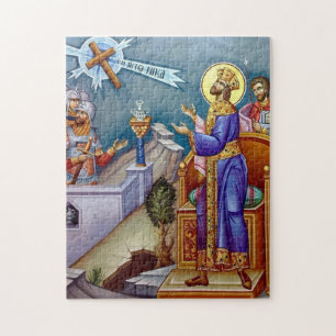The Vision of St. Constantine Orthodox Icon Jigsaw Puzzle