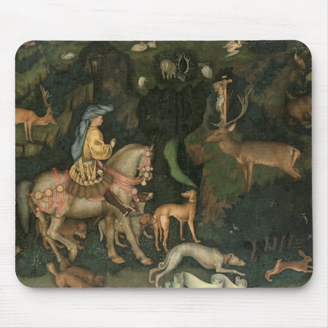 The Vision of St. Eustachius, c.1438-42 Mouse Pad (Front)
