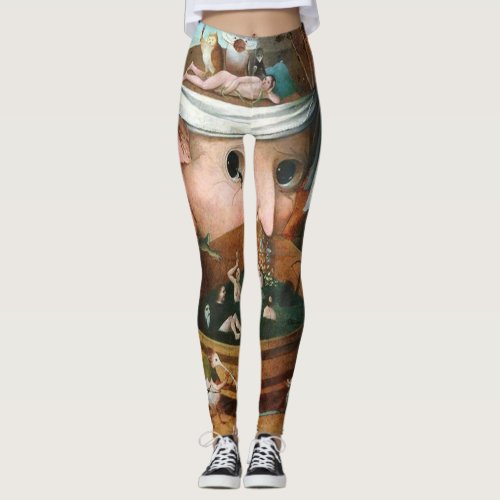 The Vision Of Tondal _ Hieronymus Bosch Leggings