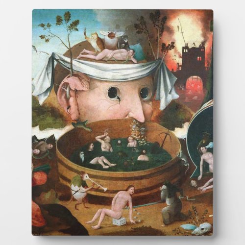 The Vision Of Tondal _ Hieronymus Bosch Plaque