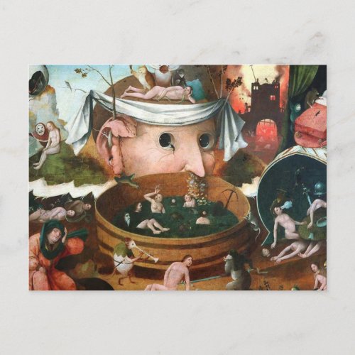 The Vision Of Tondal _ Hieronymus Bosch Postcard