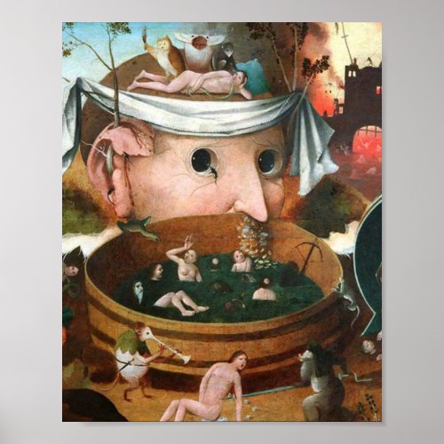 The Vision Of Tondal _ Hieronymus Bosch Poster