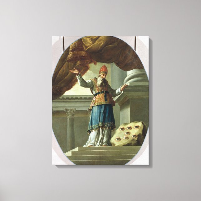 The Vision of Zechariah Canvas Print (Front)