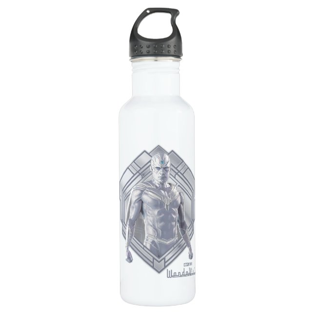 The Vision Stainless Steel Water Bottle (Front)