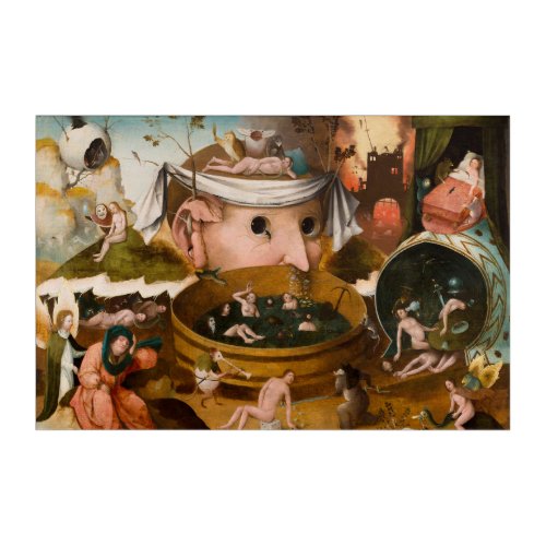 The Visions of Tondal 1479 by Hieronymus Bosch Acrylic Print