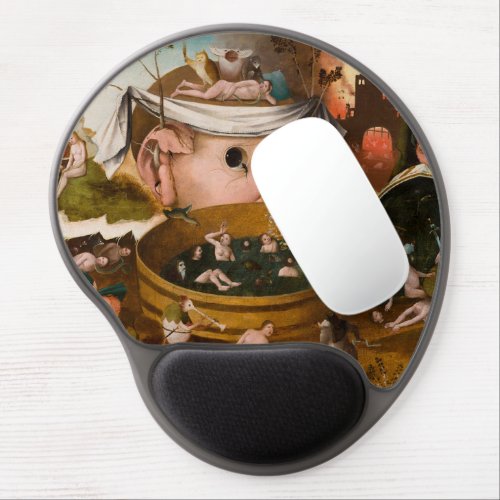 The Visions of Tondal 1479 by Hieronymus Bosch Gel Mouse Pad