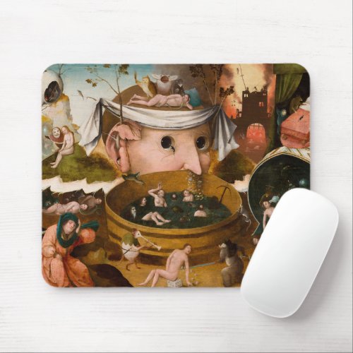 The Visions of Tondal 1479 by Hieronymus Bosch Mouse Pad