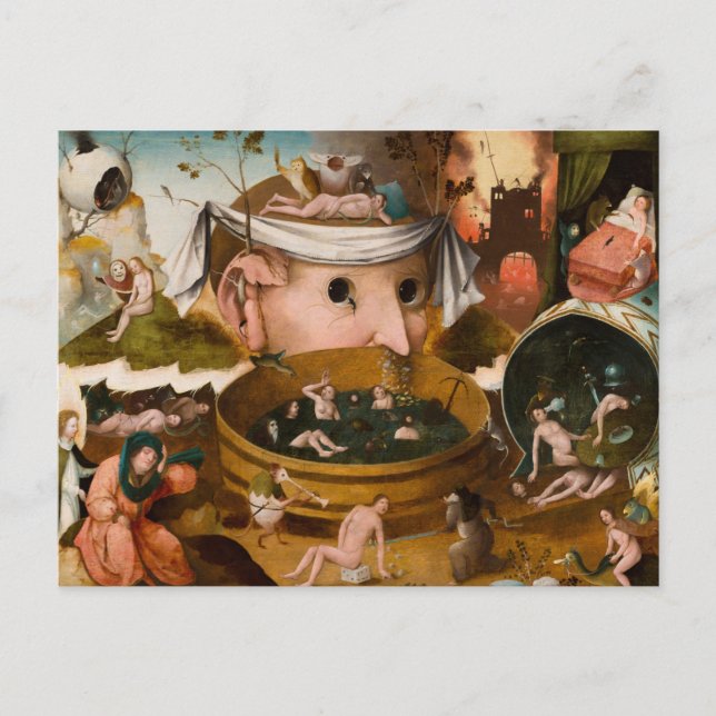 The Visions of Tondal, 1479 by Hieronymus Bosch Postcard (Front)