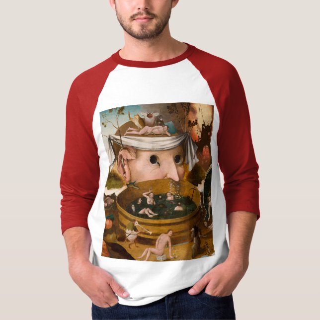 The Visions of Tondal, 1479 by Hieronymus Bosch T-Shirt (Front)