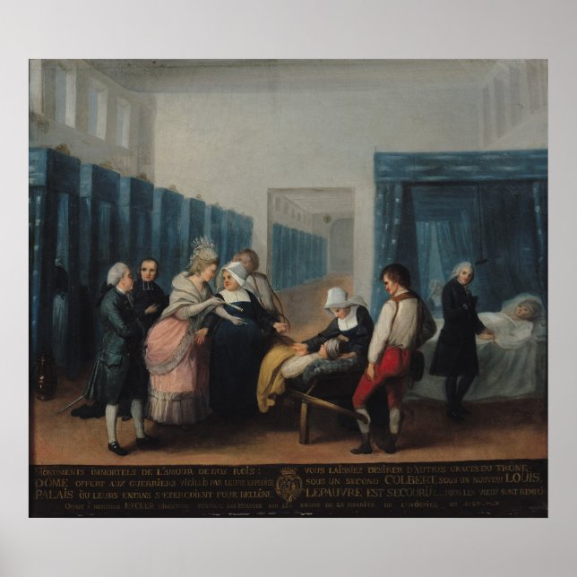 The Visit of Monsieur and Madame Necker Poster (Front)