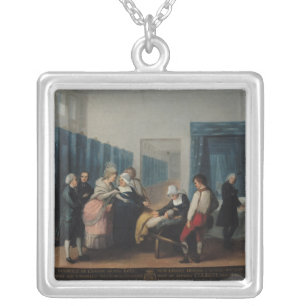 The Visit of Monsieur and Madame Necker Silver Plated Necklace