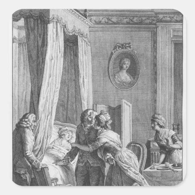 The visit of the doctor from Boson Square Sticker (Front)