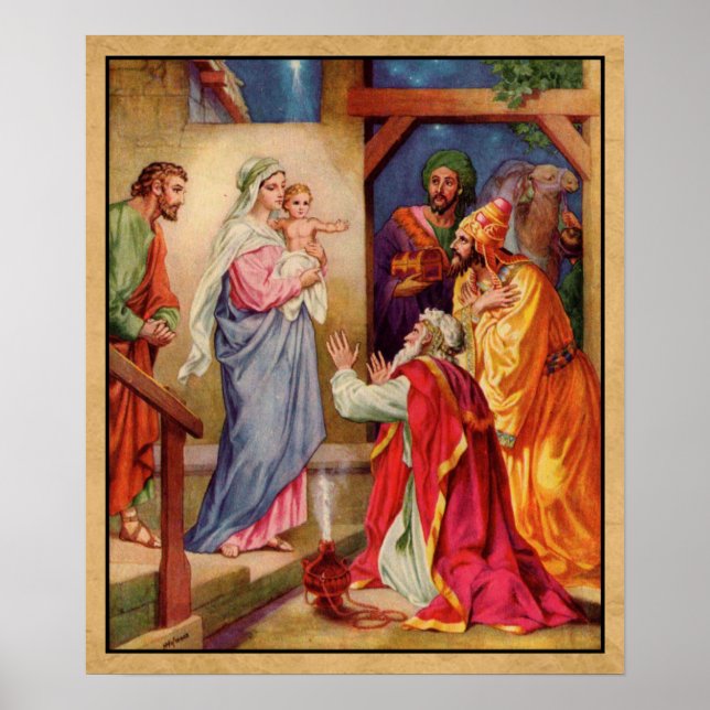 The Visit of the Wise-Men Poster (Front)