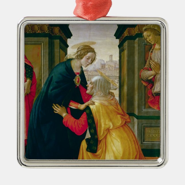 The Visitation, 1491 Metal Ornament (Front)