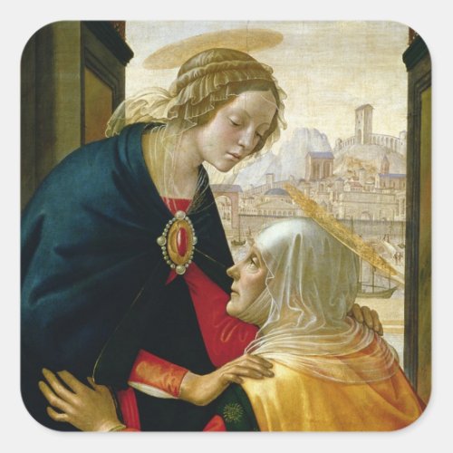 The Visitation 1491 Square Sticker