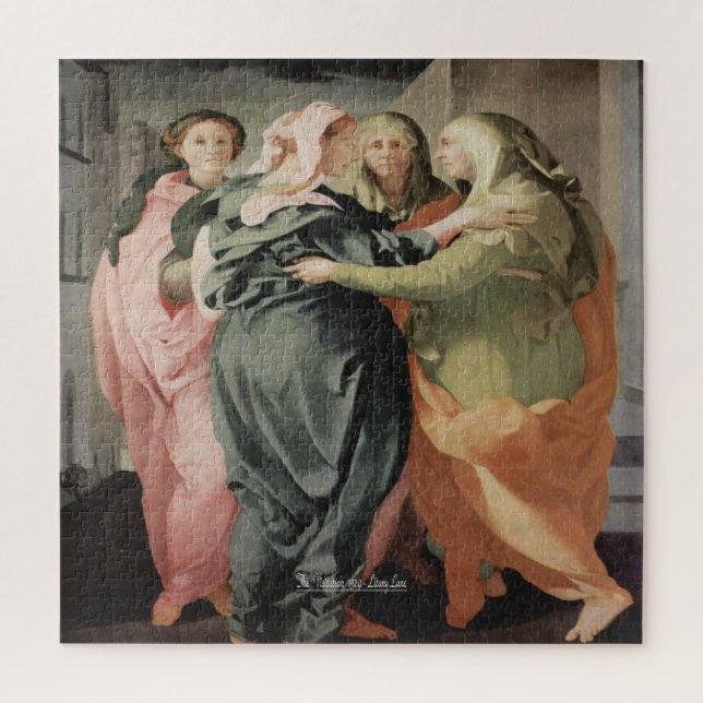 The Visitation 1529 Scripture Jigsaw Puzzle (Vertical)