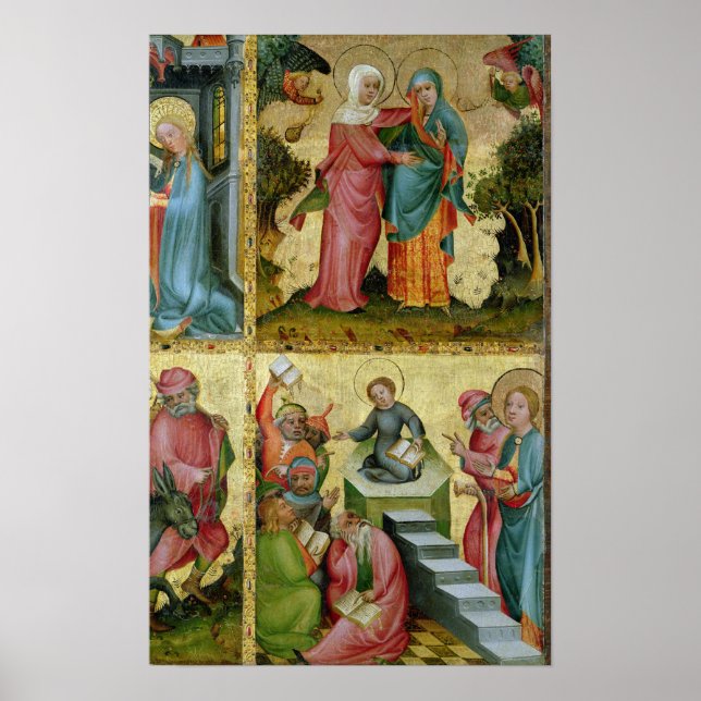 The Visitation and the Dispute with Doctors Poster (Front)