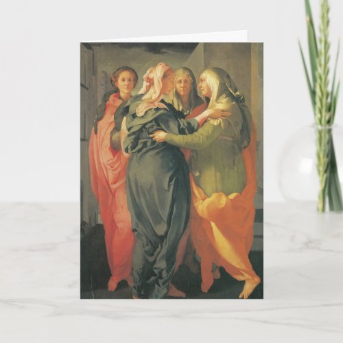 The Visitation _ Jacopo Da Pontormo Holiday Card