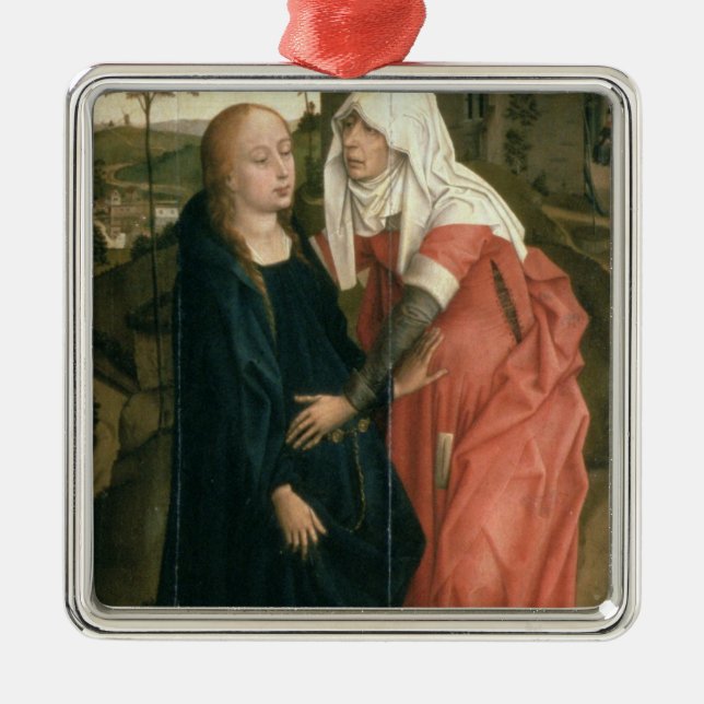 The Visitation Metal Ornament (Front)