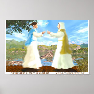 The Visitation of Mary To Elizabeth Poster