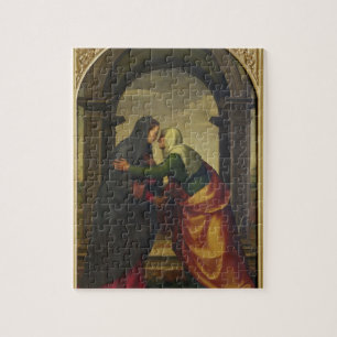 The Visitation of St. Elizabeth to the Virgin Mary Jigsaw Puzzle