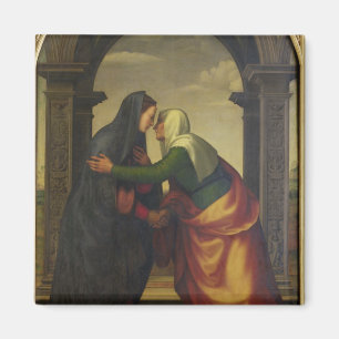 The Visitation of St. Elizabeth to the Virgin Mary Magnet