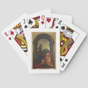 The Visitation of St. Elizabeth to the Virgin Mary Poker Cards