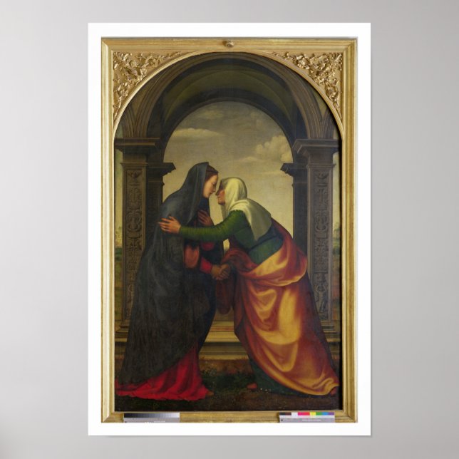 The Visitation of St. Elizabeth to the Virgin Mary Poster (Front)