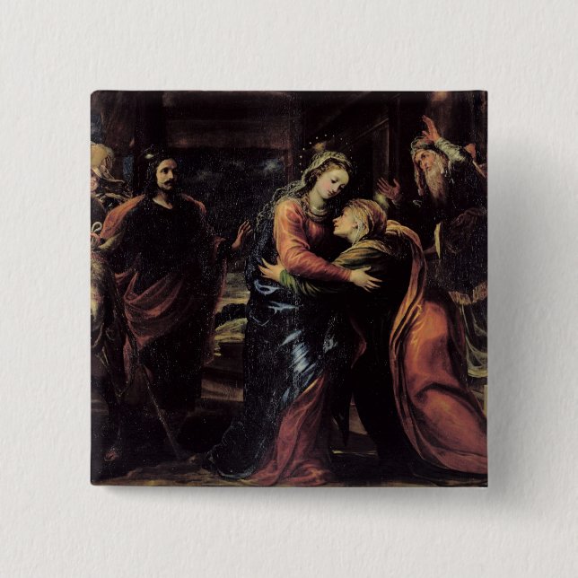 The Visitation Pinback Button (Front)