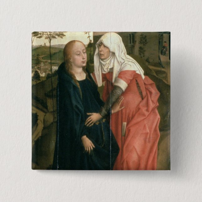 The Visitation Pinback Button (Front)