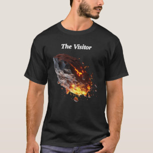 "The visitor," Space Rock from outer space T-Shirt