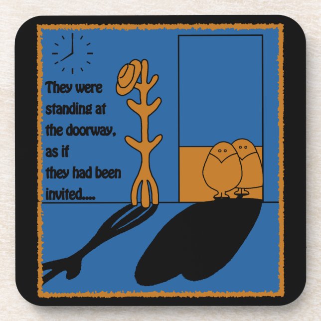 The Visitors Beverage Coaster (Front)