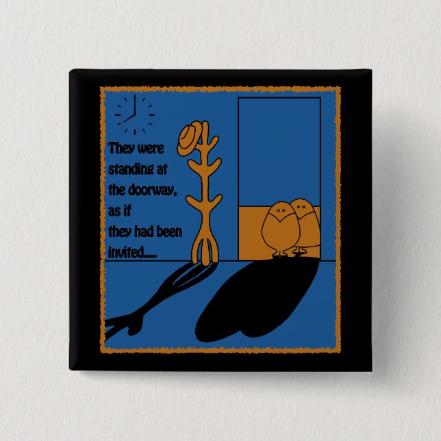 The Visitors Button (Front)