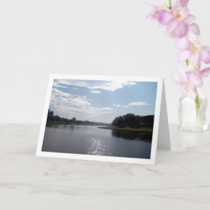 The Vistula River, Kraków Landscape Card