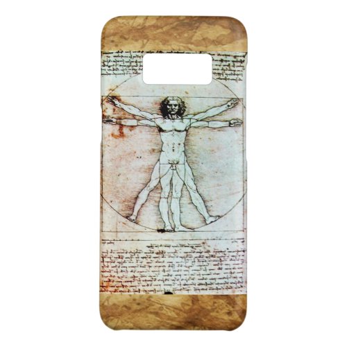 THE VITRUVIAN MAN  Antique Brown Parchment Case_Mate Samsung Galaxy S8 Case