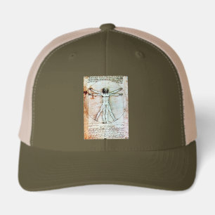 THE VITRUVIAN MAN  Antique  Parchment