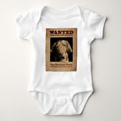 The Vivacious Vizsla Baby Bodysuit