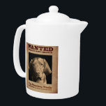 The Vivacious Vizsla Teapot<br><div class="desc">An affectionate, loyal, and energetic breed from Hungary, the Vizsla is a gentle dog whose quirky manner puts a smile on your face.</div>