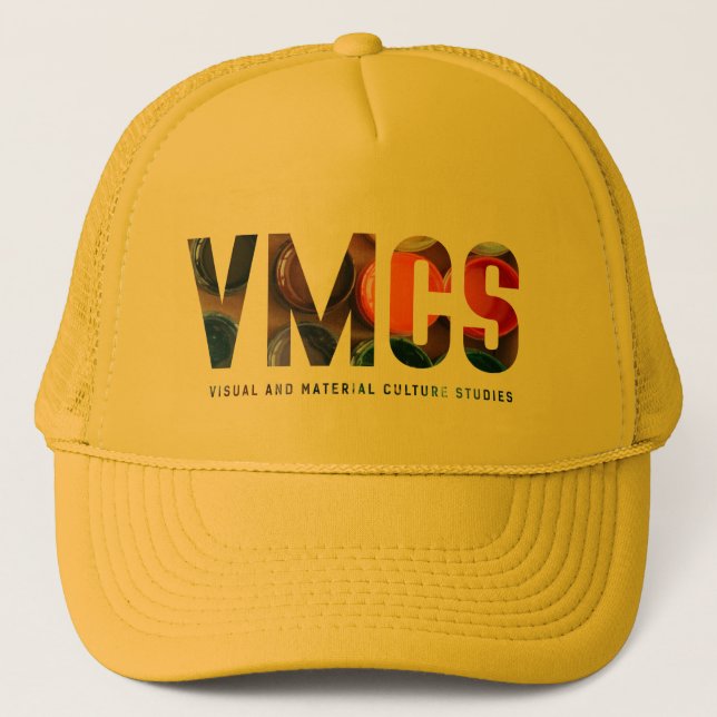 The VMCS 2020 Poster Paint logo Trucker Hat (Front)