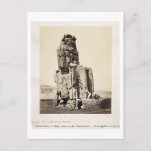 The 'Vocal Memnon', Colossal Statue of Amenhotep I Postcard