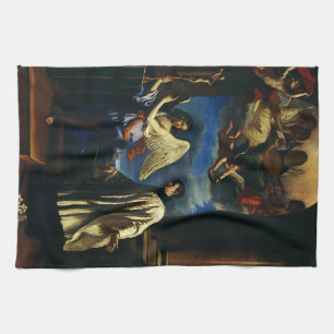 The Vocation of Saint Aloysius Luigi Gonzaga Kitchen Towel