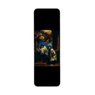 The Vocation of Saint Aloysius Luigi Gonzaga Label